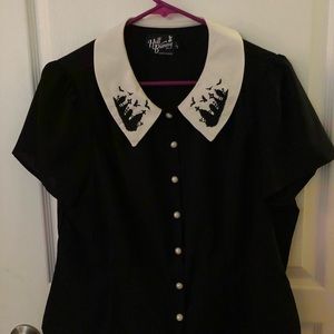 Hell Bunny Graveyard Blouse